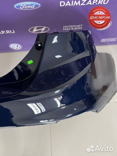 Бампер Зад. Ford Focus 3 темно синий blazer blue