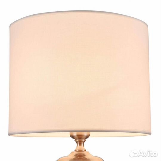 Светильник настольный металлический и текстильный