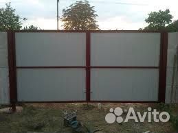 Ворота распашные под ключ