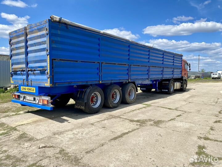 Полуприцеп бортовой зерновоз