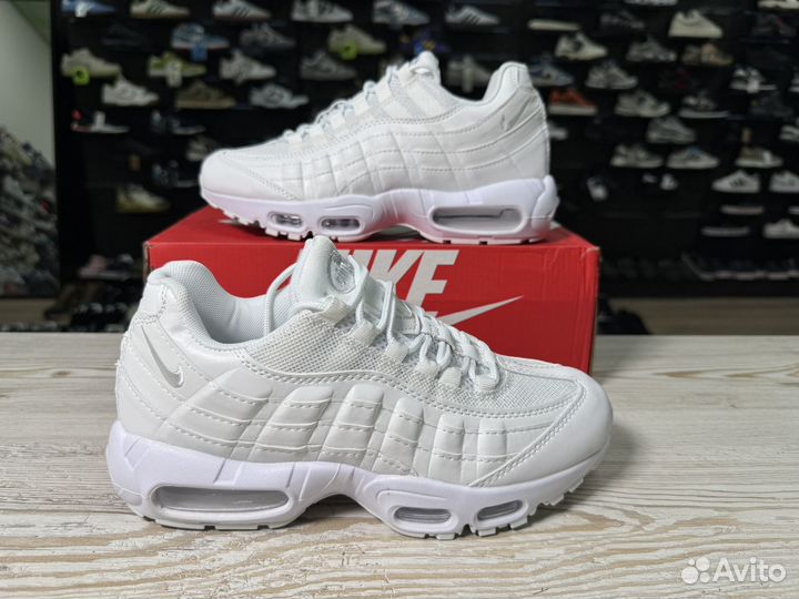 Кроссовки nike air max 95 белые