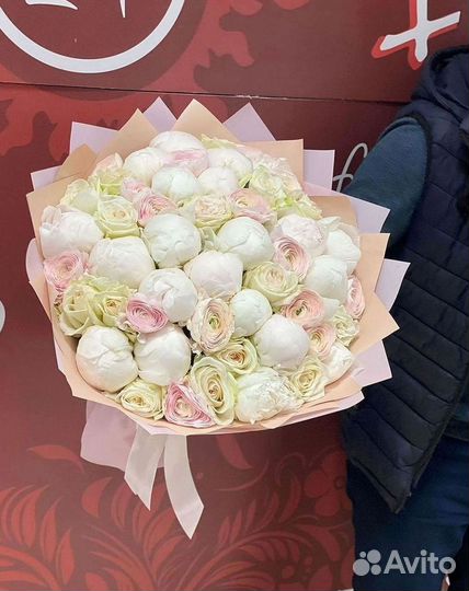 Пионы Букет пионов