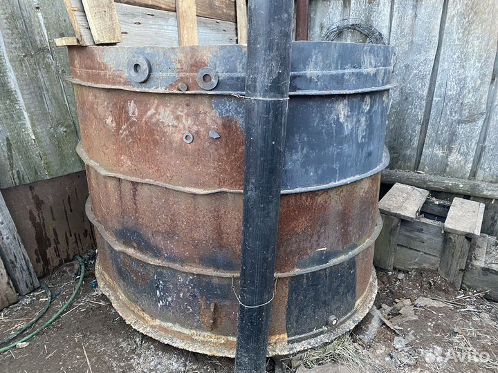 Бочка металлическая емкость для воды