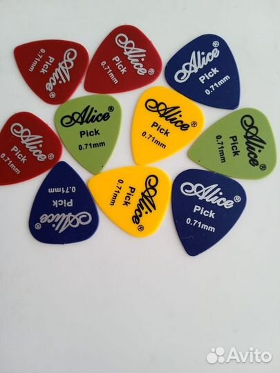 Новые Гитарные Медиаторы 0,71мм