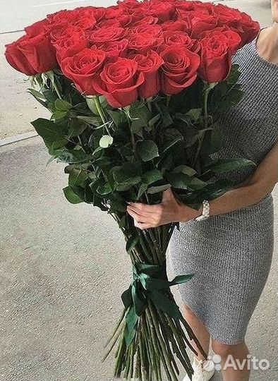 Высокие розы Букеты с доставкой