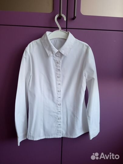 Школьные рубашки для девочек 128,134