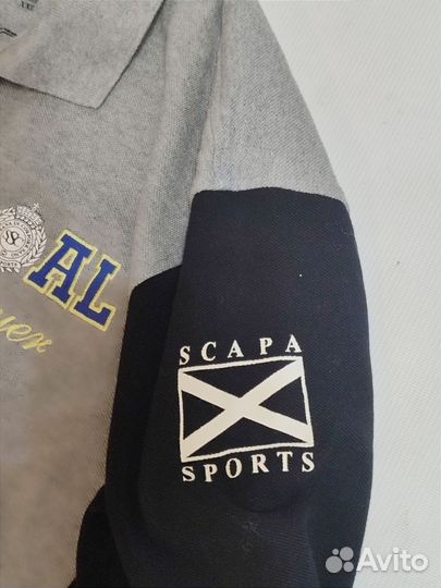 Scapa Sport XXL поло с длинным рукавом Шотландия