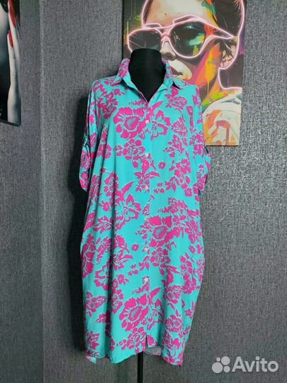 Платья-рубашки 54-56