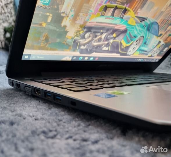 Мощный ноутбук asus i7/840M/8озу/240ssd