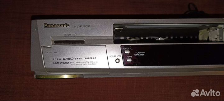 Видеомагнитофон panasonic hi fi nv fj620eu