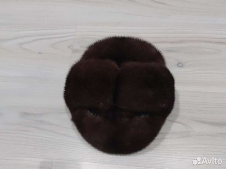 Норковая шапка мужская новая