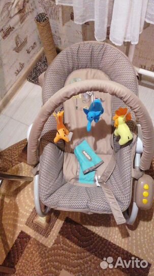 Кресло шезлонг с козырьком