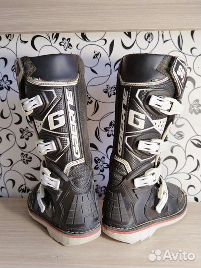 Мотоботы кроссовые детские
