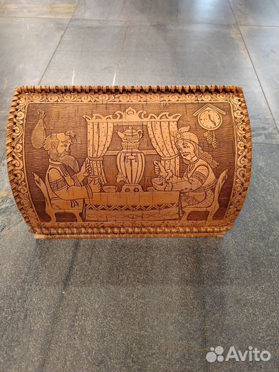 Хлебница из бересты