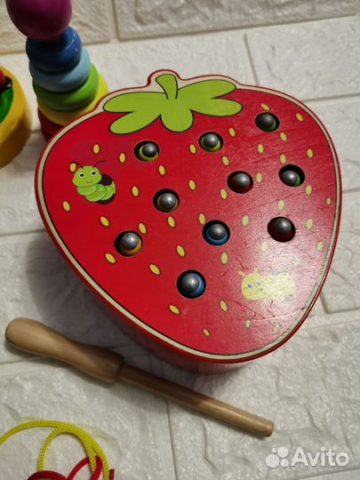 Развивающие деревянные игрушки