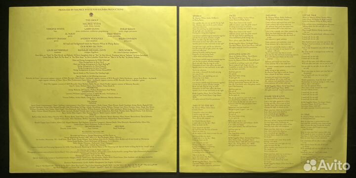 Earth, Wind & Fire – Faces 2LP (Япония 1980г.)