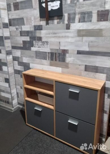 Обувница большая с полками