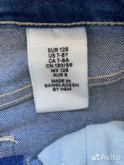 Юбка джинсовая H&M р 122-128 для девочки