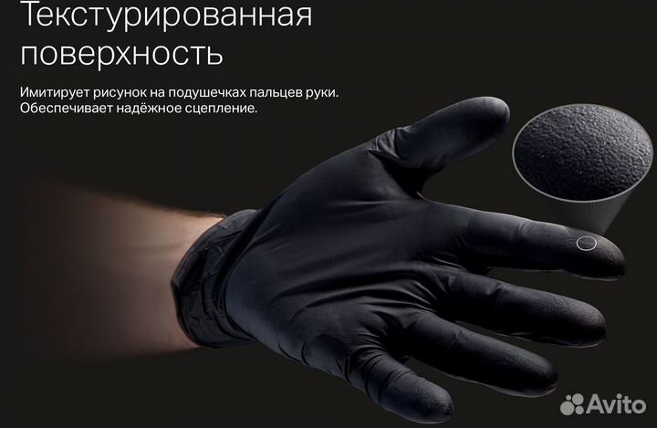 Нитриловые перчатки Glovity 100шт