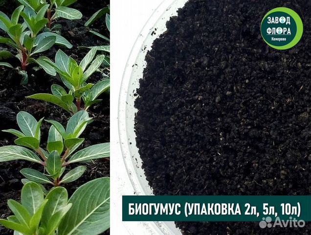 Биогумус (упаковка 2л, 5л, 10л)