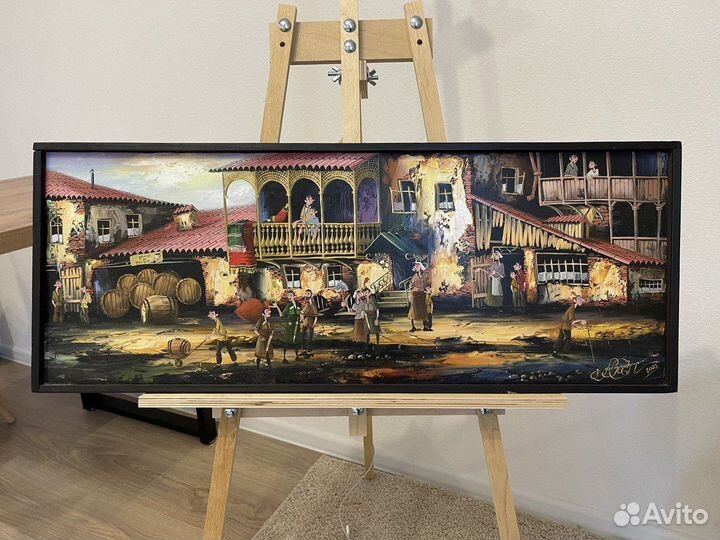 Картина маслом на холсте большая