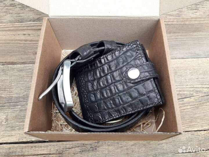 Подарочный набор из кожи Ручной работы