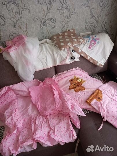 Комплект постельного в кроватку