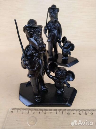 Статуэтка Крокодил Гена с чебурашкой