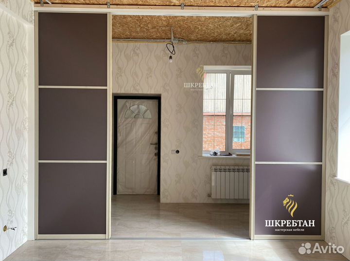 Раздвижные межкомнатные перегородки на заказ