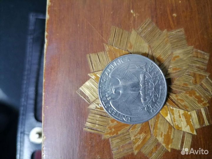 Liberty quarter dollar. 1988 год