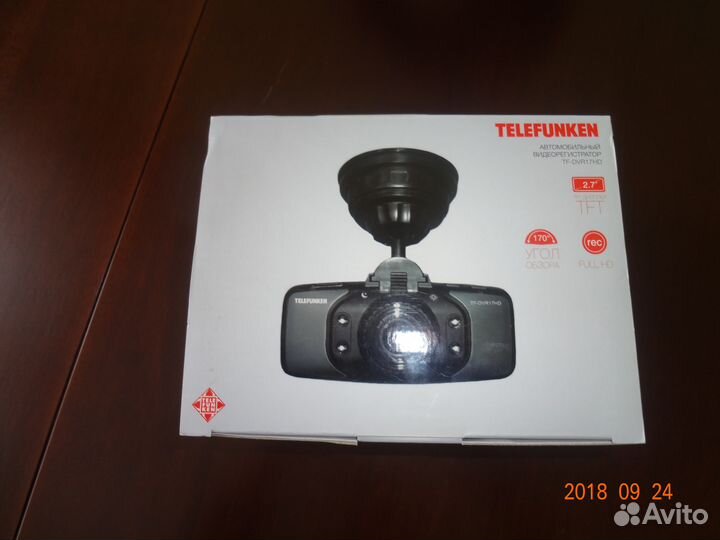 Новый видеорегистратор telefunken TF-DVR17HD