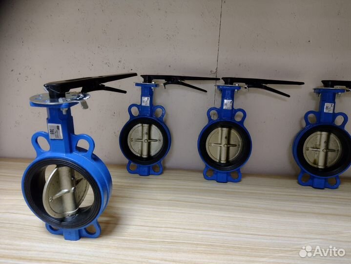 Затвор чугунный дисковый Ду 100 Ру 16