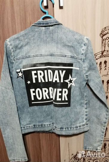 Джинсовка, жилетка для девочки р. 152 - 156