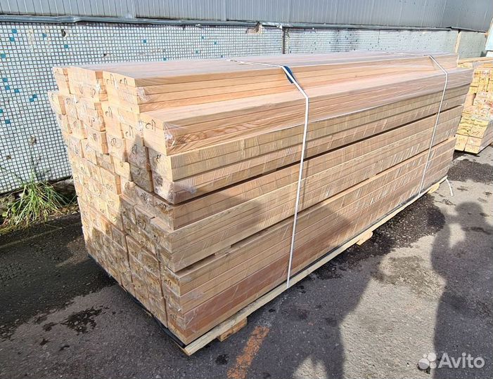 Евровагонка из ели и сосны 125 x 121 x 42 Штиль x