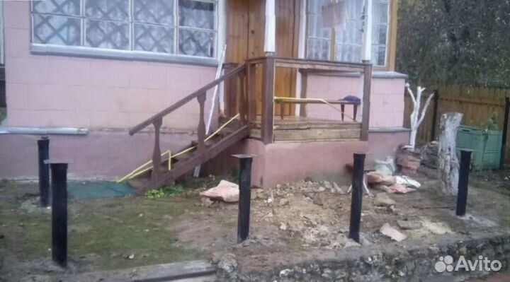 Закручивание винтовых свай