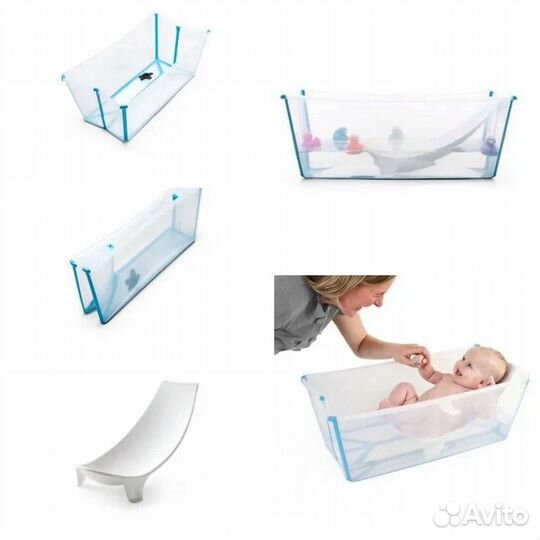 Складная ванночка Stokke Flexi Bath с горкой