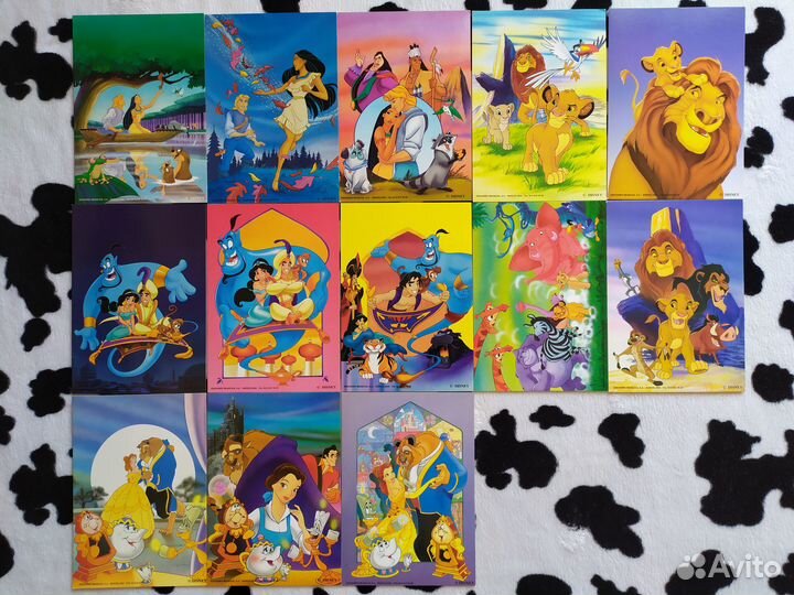 Открытки - Дисней - Disney - 90-ые