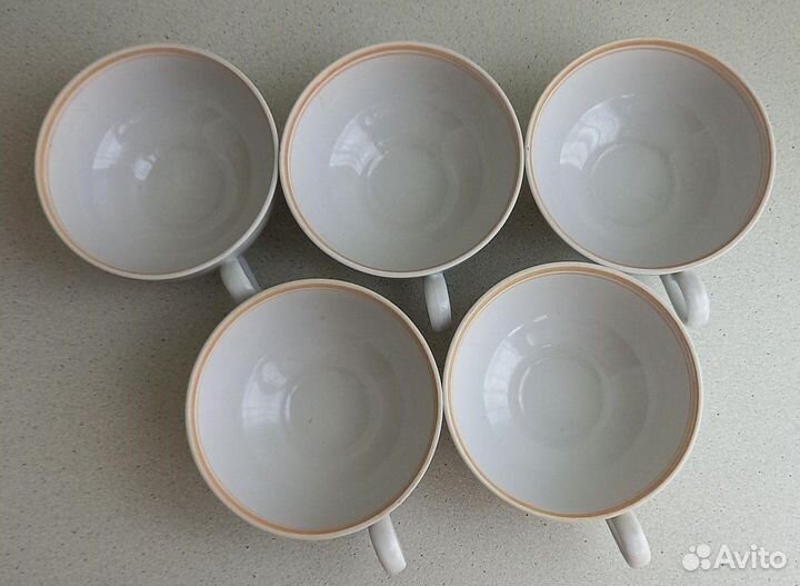 Чашки бульонные 5 штук