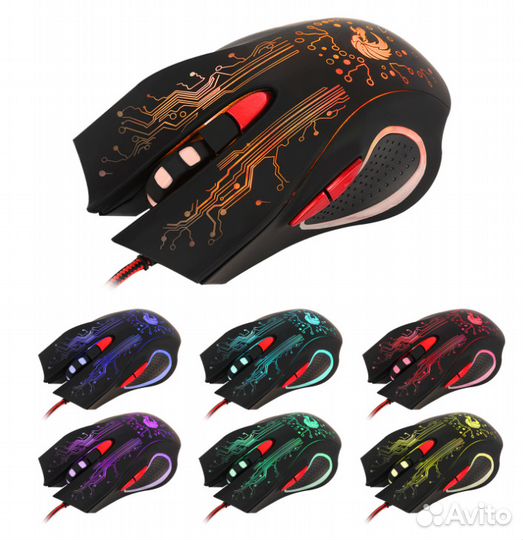 Игровая мышка проводная A885 (hxsj)