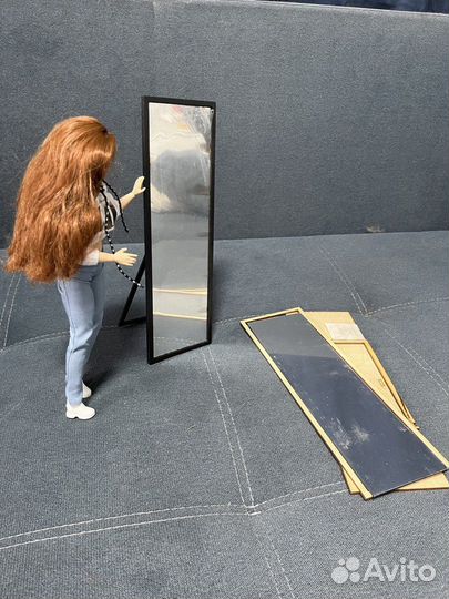 Зеркало для кукол 1/6 в виде деталей