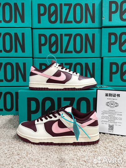 Nike SB Dunk Low Night Maroon Оригинал Poizon