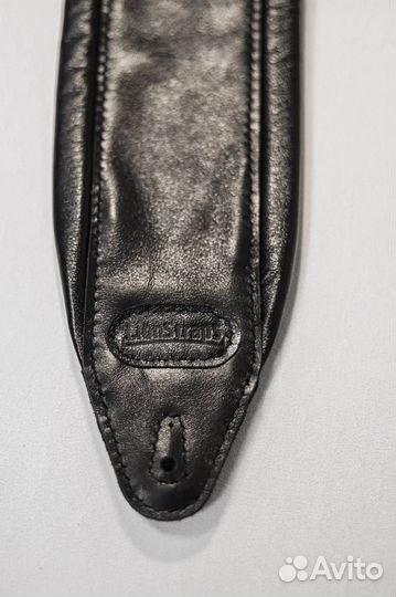 Кожаный ремень для гитары ручной работы