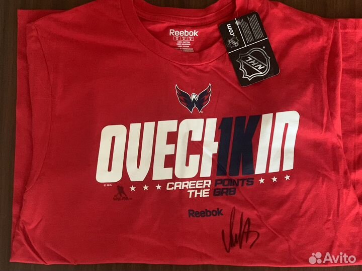 Футболка с автографом Александра Овечкина