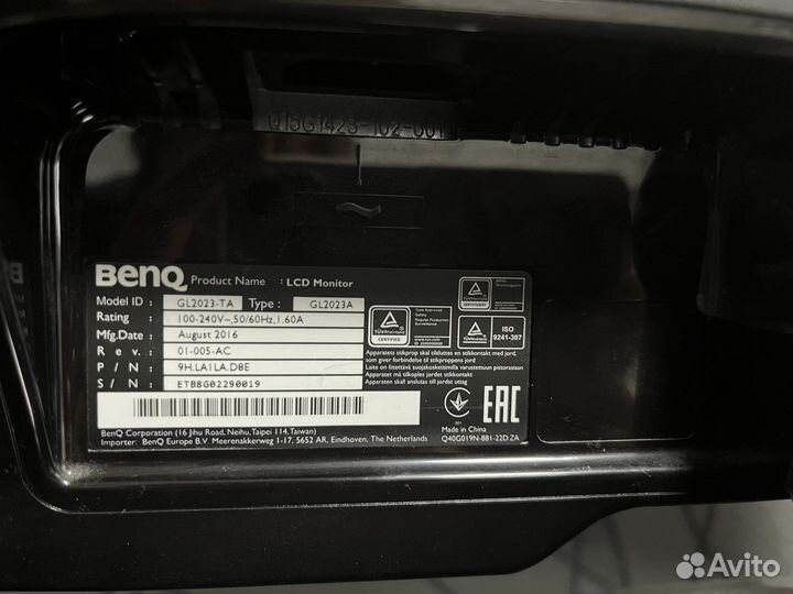Монитор Benq 60 гц