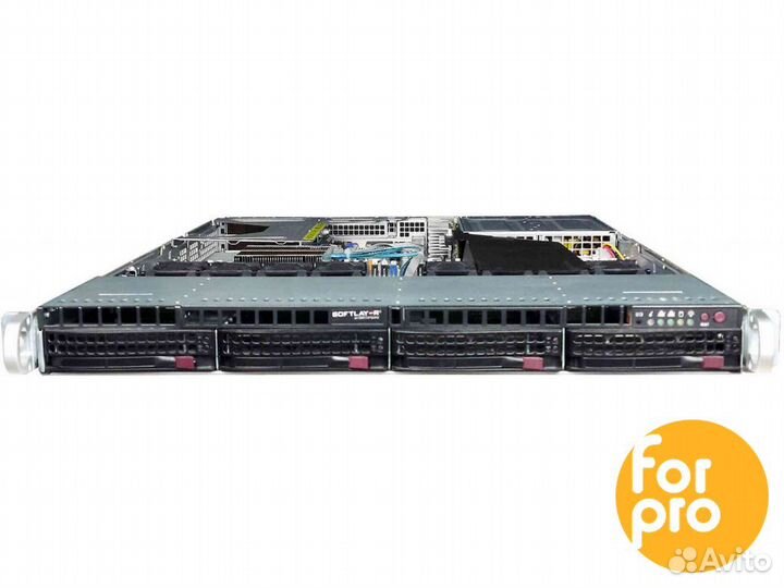 Supermicro 1U X11DPU 4LFF 2x4208Silv 384GB, 9361