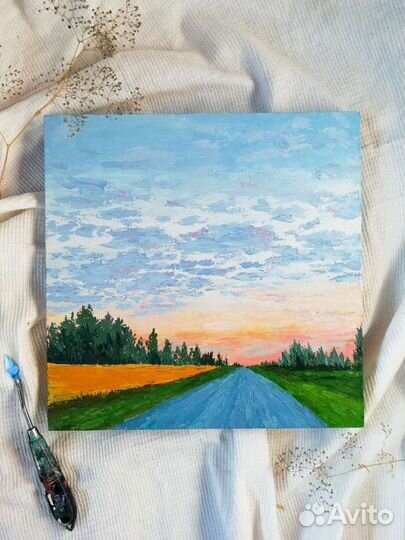 Пейзаж. Картина 30*30см