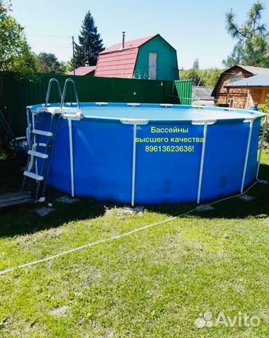 Каркасный Бассейн 370 на 122 Серый