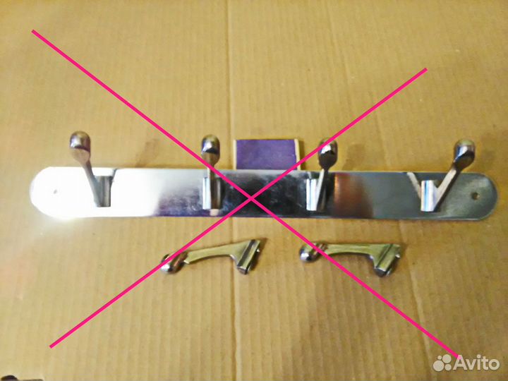 Вешалки настенные, разные (хром, нерж.)