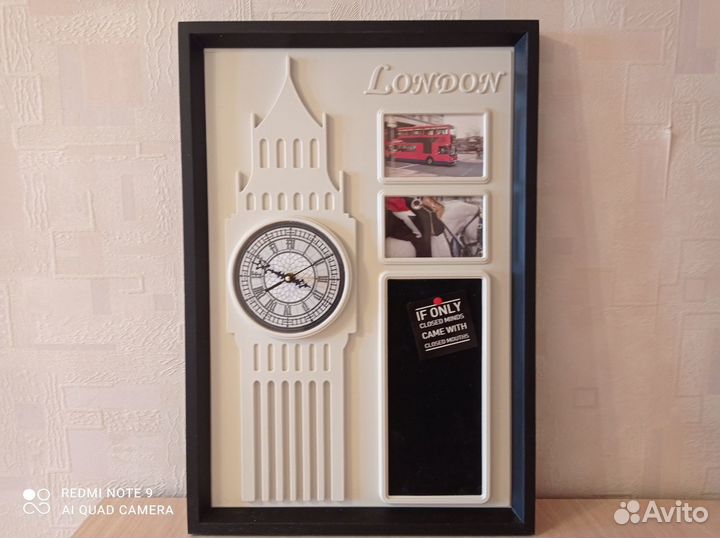 Доска-мемо Биг-Бен с часами