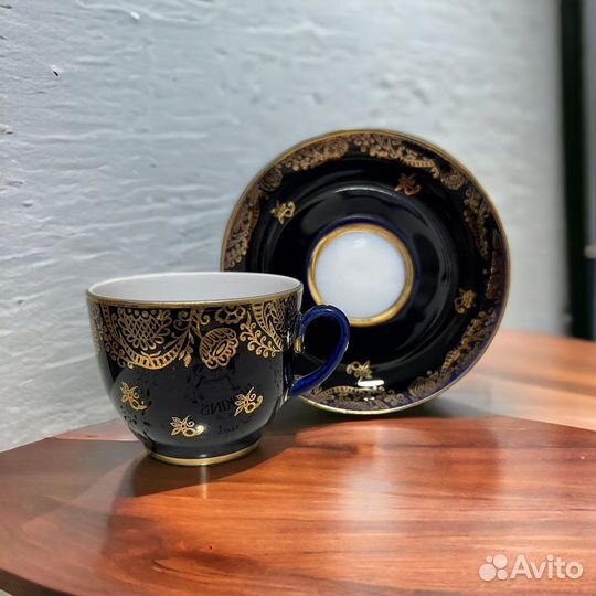 Чайная пара лфз «Кружево», «Ночь»
